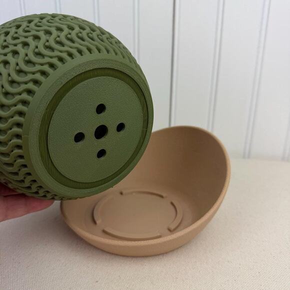 The Echo Planter, Indoor Flower Pot, Tabletop Planter, Wavy Geometric Design - Picture 8 of 12